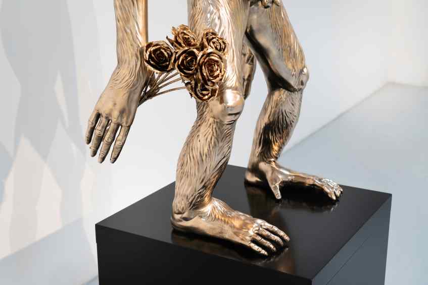 Birthday Suit (bronze), 2019 by Joseph Klibansky