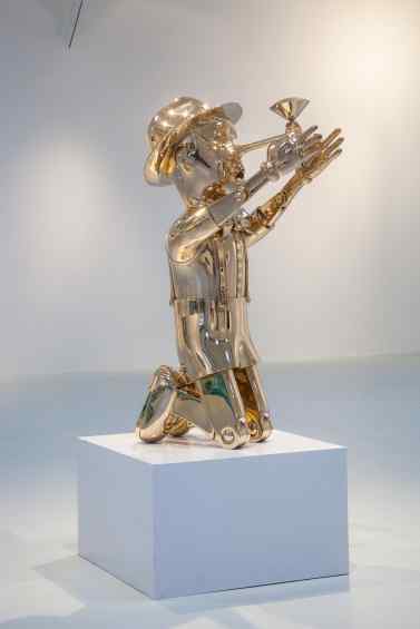 Reflections of Truth (polished bronze), 2012 by Joseph Klibansky