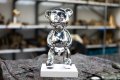 Pipi Bear (polished solid aluminium), 2017 by Joseph Klibansky