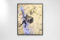 Forever Mine (gold/black, lilac splash), 2020 by Joseph Klibansky