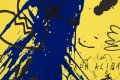 She Came To Break Hearts (yellow/black, ultramarine blue splash), 2020 by Joseph Klibansky