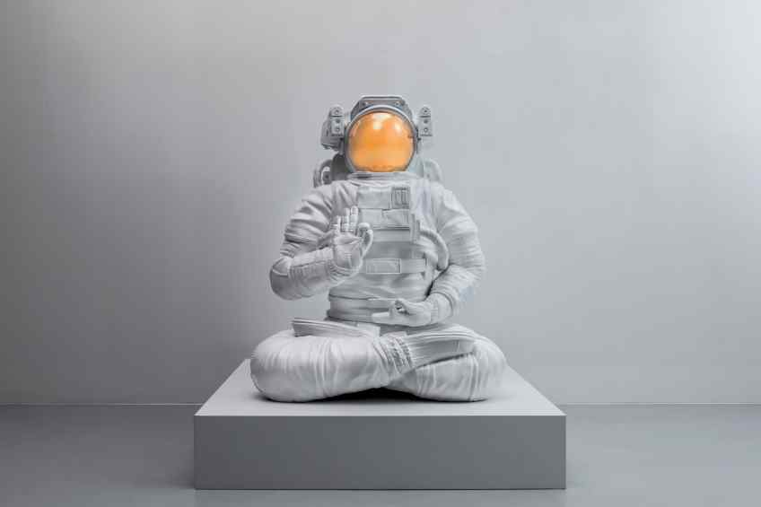 White Universe (painted bronze), 2019 Artworks Joseph Klibansky