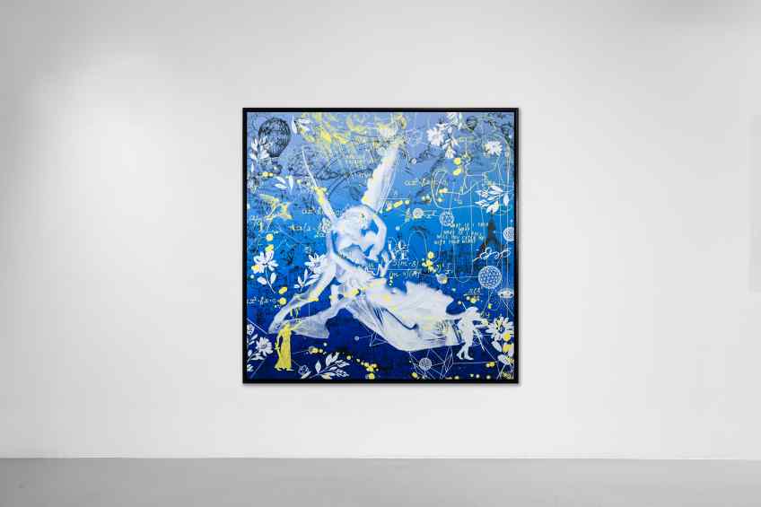 Cupid’s Kiss - Starry Night (blue), 2021 by Joseph Klibansky