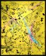Villains In My Head (yellow/black, pink and turquoise splash), 2019 by Joseph Klibansky