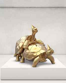 Going through my phone I found this image.. it was my first ever 3D render made in 2016 of my now well recognized sculpture “Baby we made it” As a homage to this piece I will soon be coming out with something symbolic, funny and meaningful #contemporaryart #modernart #artcollector