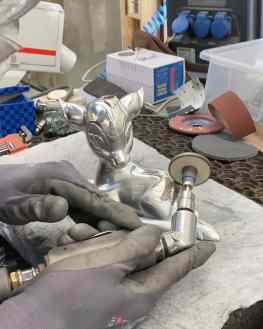 We already spent 200 hours on this aluminum version of “Reflections of Youth”&nbsp; we will do two very small editions.For information please mail: info@josephklibansky.com#art #contemporaryart #sculpture #josephklibansky