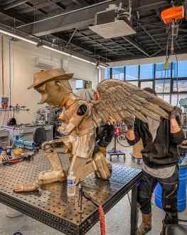The large bronze “Reflections of an Angel” sculpture.. have space for it?