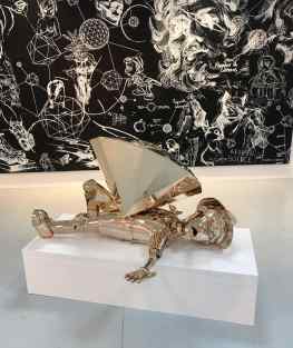 This sculpture poses the question “when is enough..enough?” I make a lot of my art with the hope it will cause some self reflection in the viewer.. whilst asking myself the same question 🙏🏻..#contemporaryart #sculpture #art