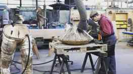 Mega bronze diamond in the making!✨#josephklibansky #sculpture #contemporaryart