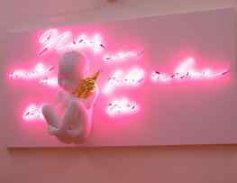 “Nobody ever made me fall in Love like this”💜💜💜💜💜💜💜💜💜💜💜💜💜💜My Neon wall sculpture is still on view during the venice biennale!  Thanks for all the shares i’m getting 🤗#venice #venicebiennale #josephklibansky #love #loveyou #art #contemporaryart #artcontemporain #baby #amsterdam