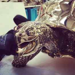 -Baby we Made it-  polished bronze 125kg per turtle 😁#josephklibansky #art #contemporaryart #contemporary #london #newyork #amsterdam