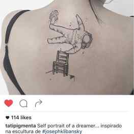 (Repost) Wow, i’m speechless! 🙌🏻. The ultimate #klibansky fan? #tattoo #space