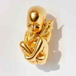 My baby needs some love guys ❤️24karat gold leaf beauty#josephklibansky #baby #loveyou #contemporaryart #artcontemporain