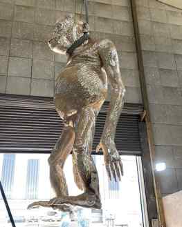 I just wanted to update you on the large bronze sculpture we are working on!This “Birthday Suit” will be approximately 3.5 meter tall (11.5 foot)  how much do you think it weighs? ..#bronzesculpture #monumentalsculpture #art #contemporaryart #josephklibansky