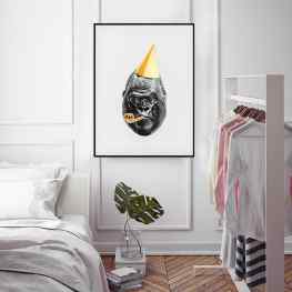 Would you choose for this gorilla 🦍 in your bedroom or for the bear 🐻 ?.#gorilla #bear #contemporaryart #modernart #artcontemporain #josephklibansky