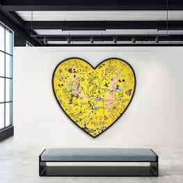 Would you hang a yellow painting in your home?..#art #newpainting #contemporaryart