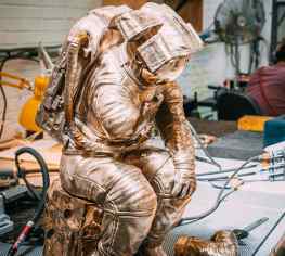 “The Thinker” made entirely out of bronze.. what do you think guys?. #sculpture #contemporaryart