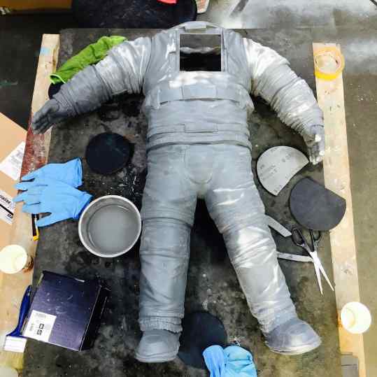 The #life of an #astronaut.  #contemporaryart #sculpture #klibansky #josephklibansky #artnews #space