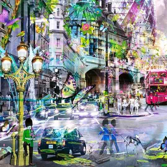 A small detail of my new #London #artwork ! More to come soon 😉