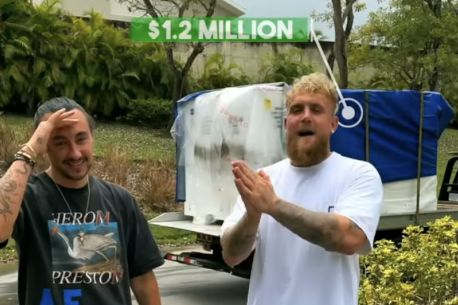Jake Paul acquires Joseph Klibansky sculpture “Beyond the Clouds”
