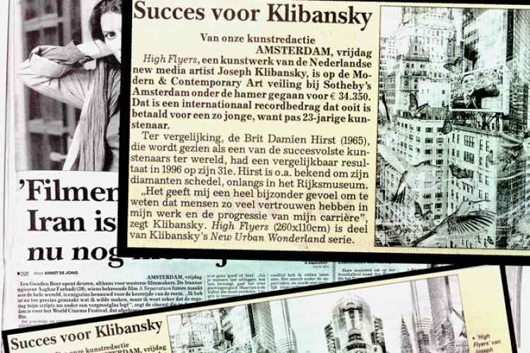De Telegraaf - Success for Klibansky - Arts & Culture