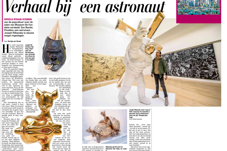 De Telegraaf — Joseph Klibansky slaat een nieuwe weg in