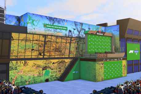 Formula 1 Dutch Grand Prix and Heineken commission Klibansky for Podium Artwork at Zandvoort track