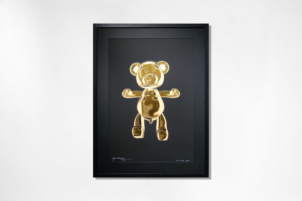 Bare Hug — The Foil Edition (Gold on Black paper), 2024 | Artworks