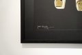 Bare Hug — The Foil Edition (Gold on Black paper), 2024 by Joseph Klibansky