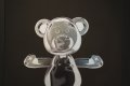 Bare Hug — The Foil Edition (Silver on Black paper), 2024 by Joseph Klibansky