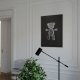 Bare Hug — The Foil Edition (Silver on Black paper), 2024 by Joseph Klibansky