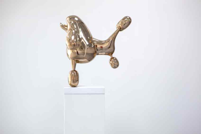 Beautiful Tomorrow (polished bronze), 2015 by Joseph Klibansky