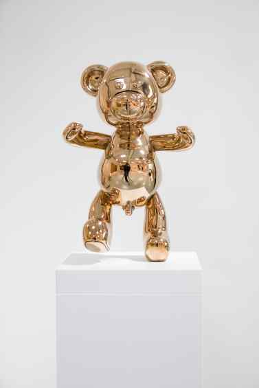 Small Bare Hug - Bare Hug (polished bronze), 2016 by Joseph Klibansky