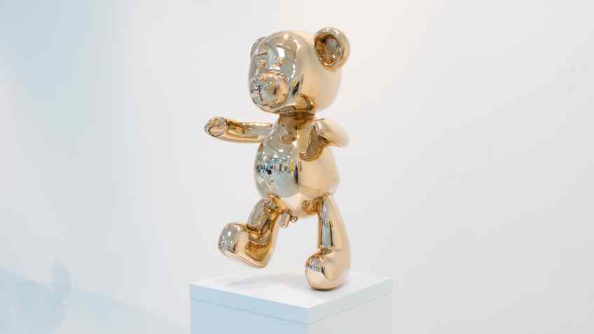 Medium Bare Hug - Bare Hug (polished bronze), 2016 by Joseph Klibansky