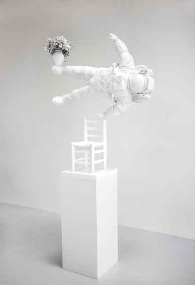 Medium size in artist studio. - Self Portrait of a Dreamer, 2016 by Joseph Klibansky