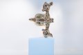 Large "Reflections of Youth" in Joseph's art studio - Reflections of Youth (polished bronze), 2017 by Joseph Klibansky