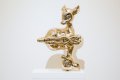 Small "Reflections of Youth" standing in Museum de Fundatie - Reflections of Youth (polished bronze), 2017 by Joseph Klibansky
