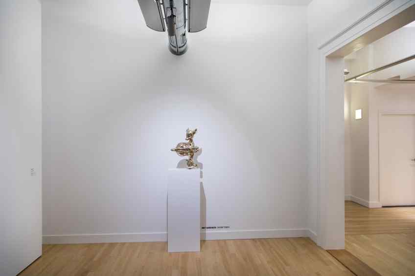 Small "Reflections of Youth" standing in Museum de Fundatie - Reflections of Youth (polished bronze), 2017 by Joseph Klibansky