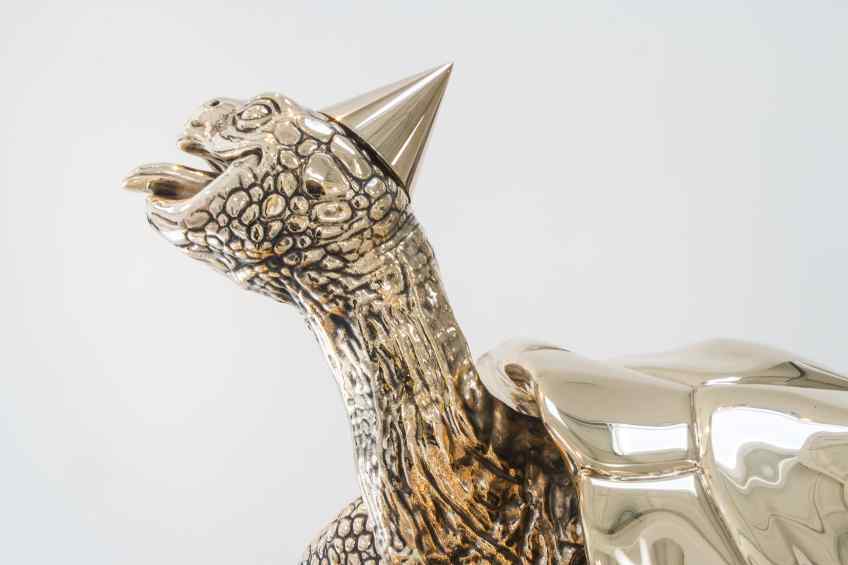 Baby We Made It (polished bronze), 2016 by Joseph Klibansky