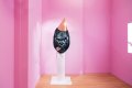 The large Big Bang in Museum de Fundatie (Zwolle, NL) - Big Bang (painted bronze, black), 2016 by Joseph Klibansky