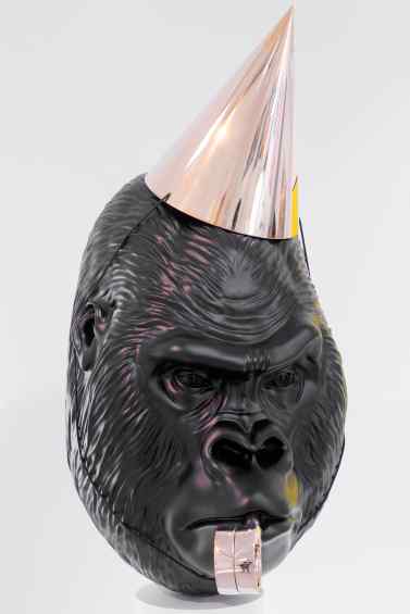 Big Bang (painted bronze, black), 2016 by Joseph Klibansky