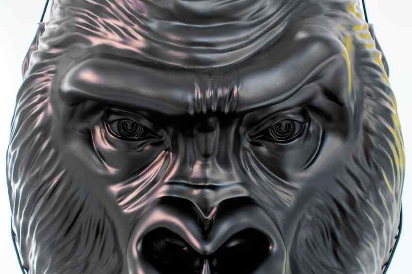Big Bang (painted bronze, black), 2016 by Joseph Klibansky