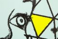 No Church In The Wild (turquoise blue, black, fluorescent yellow), 2016 by Joseph Klibansky