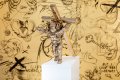 Leap of Faith, small, front angle - Leap of Faith (bronze), 2016 by Joseph Klibansky