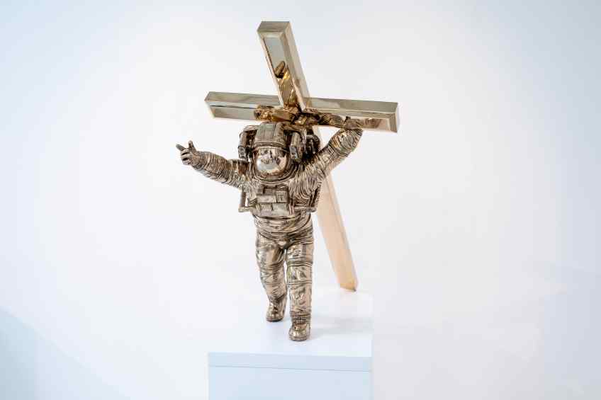Leap of Faith (bronze), 2016 by Joseph Klibansky