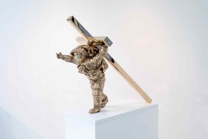 Leap of Faith (bronze), 2016 by Joseph Klibansky