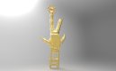 A 3D render of Self Portrait of a Dreamer II - Self Portrait of a Dreamer II, 2014 by Joseph Klibansky