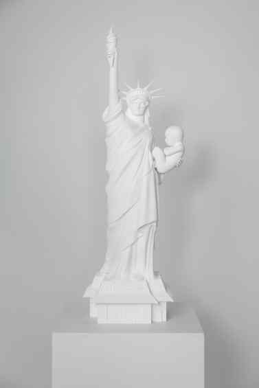Velvet Revolution (stereolithography, white), 2016 by Joseph Klibansky