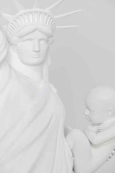 Velvet Revolution (stereolithography, white), 2016 by Joseph Klibansky