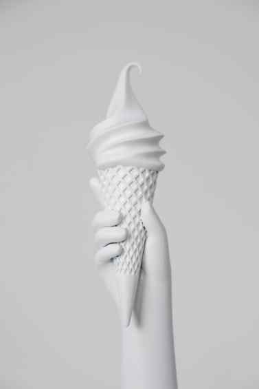 Velvet Revolution (stereolithography, white), 2016 by Joseph Klibansky